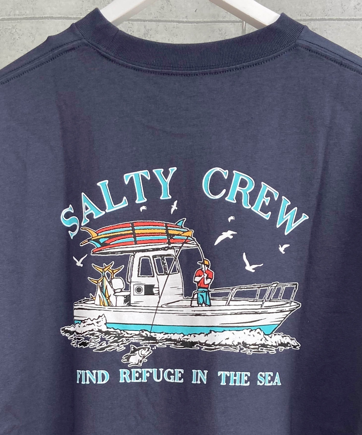 SALTY CREW ソルティークルー メンズ Tシャツ 半袖 バックプリント オーバーサイズ JAPAN LTD 54-230(WHT-M)