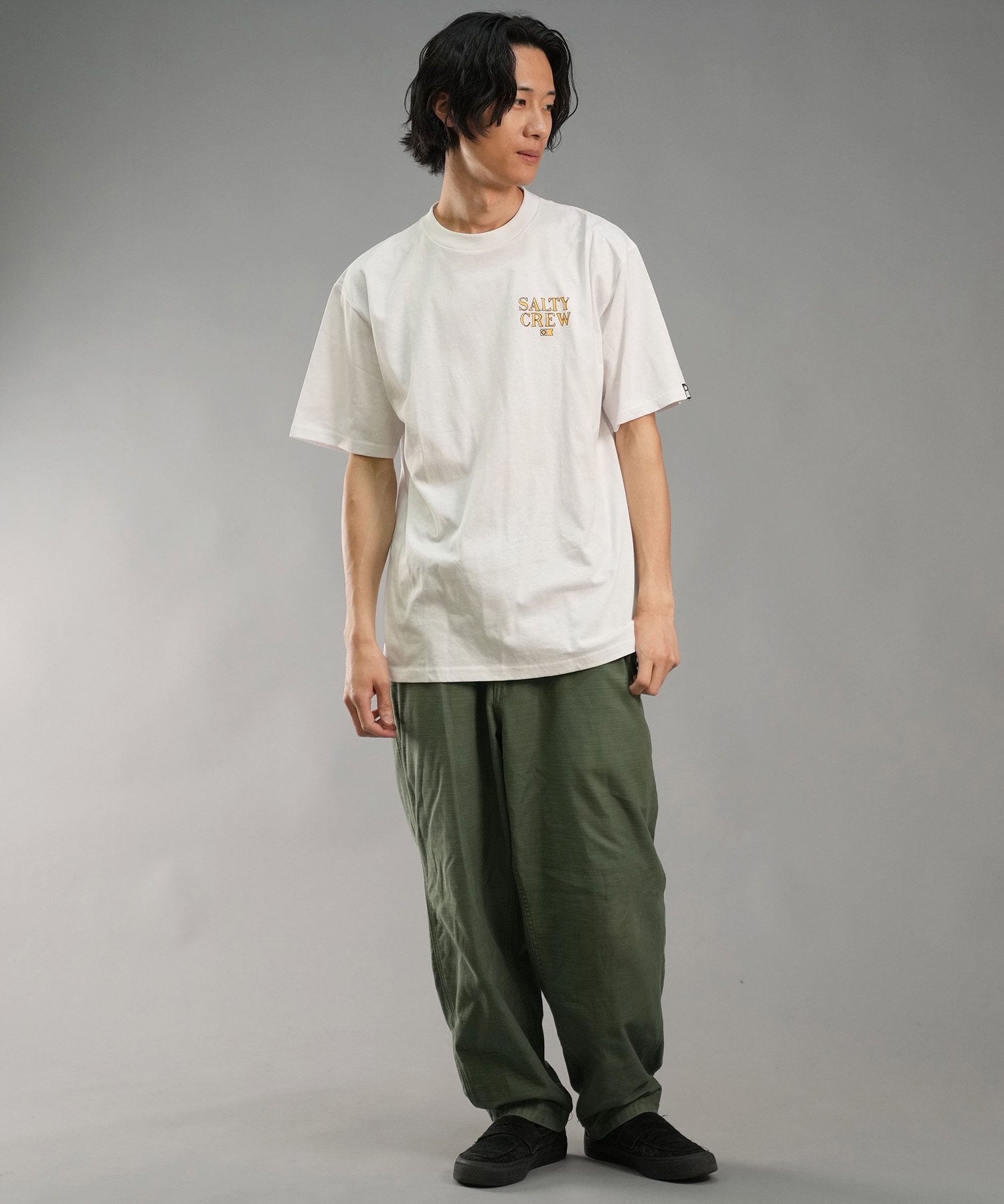 SALTY CREW ソルティークルー メンズ Tシャツ 半袖 バックプリント オーバーサイズ JAPAN LTD 54-230(WHT-M)