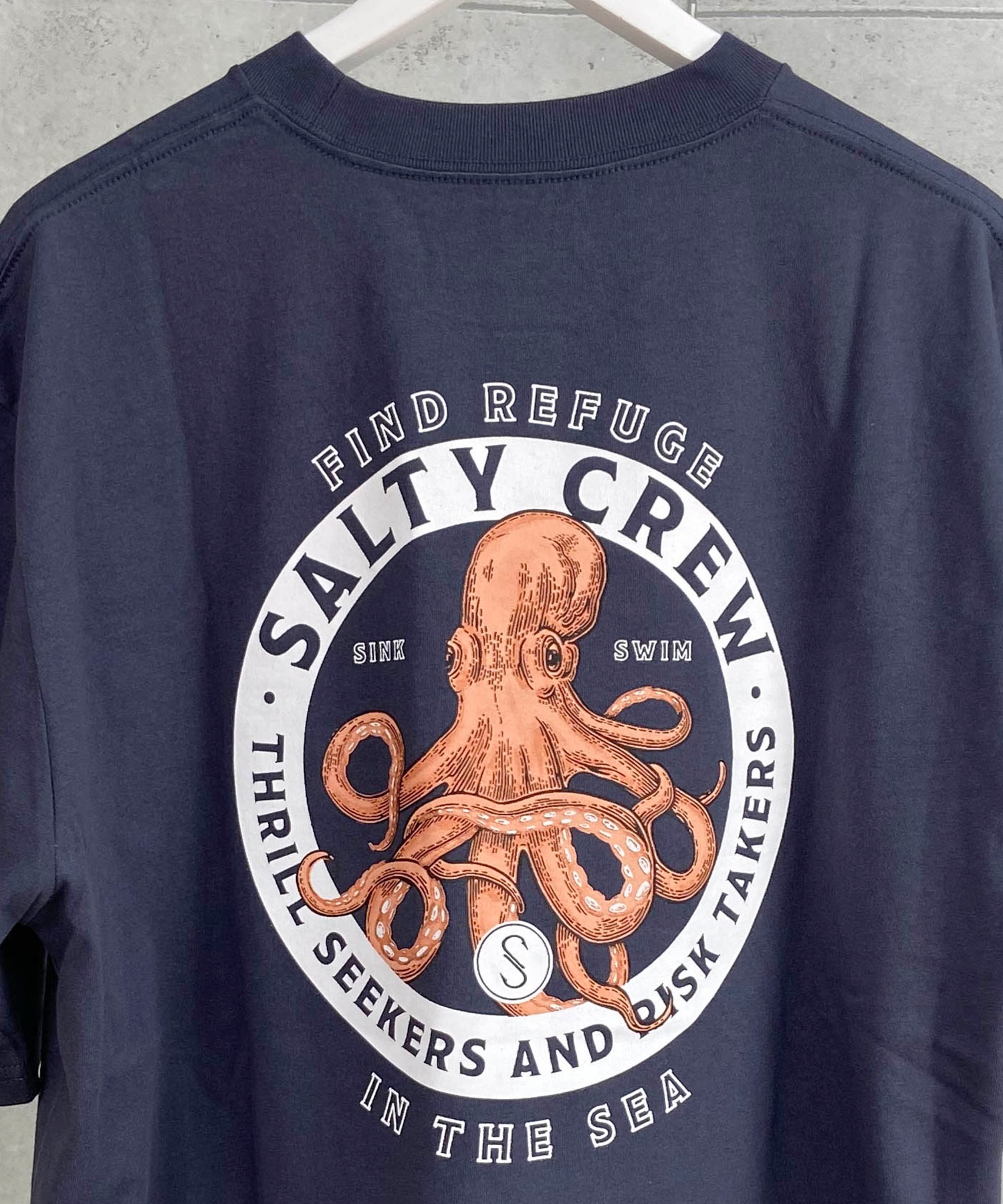 SALTY CREW ソルティークルー メンズ Tシャツ 半袖 バックプリント オーバーサイズ JAPAN LTD 54-233(CHA-M)