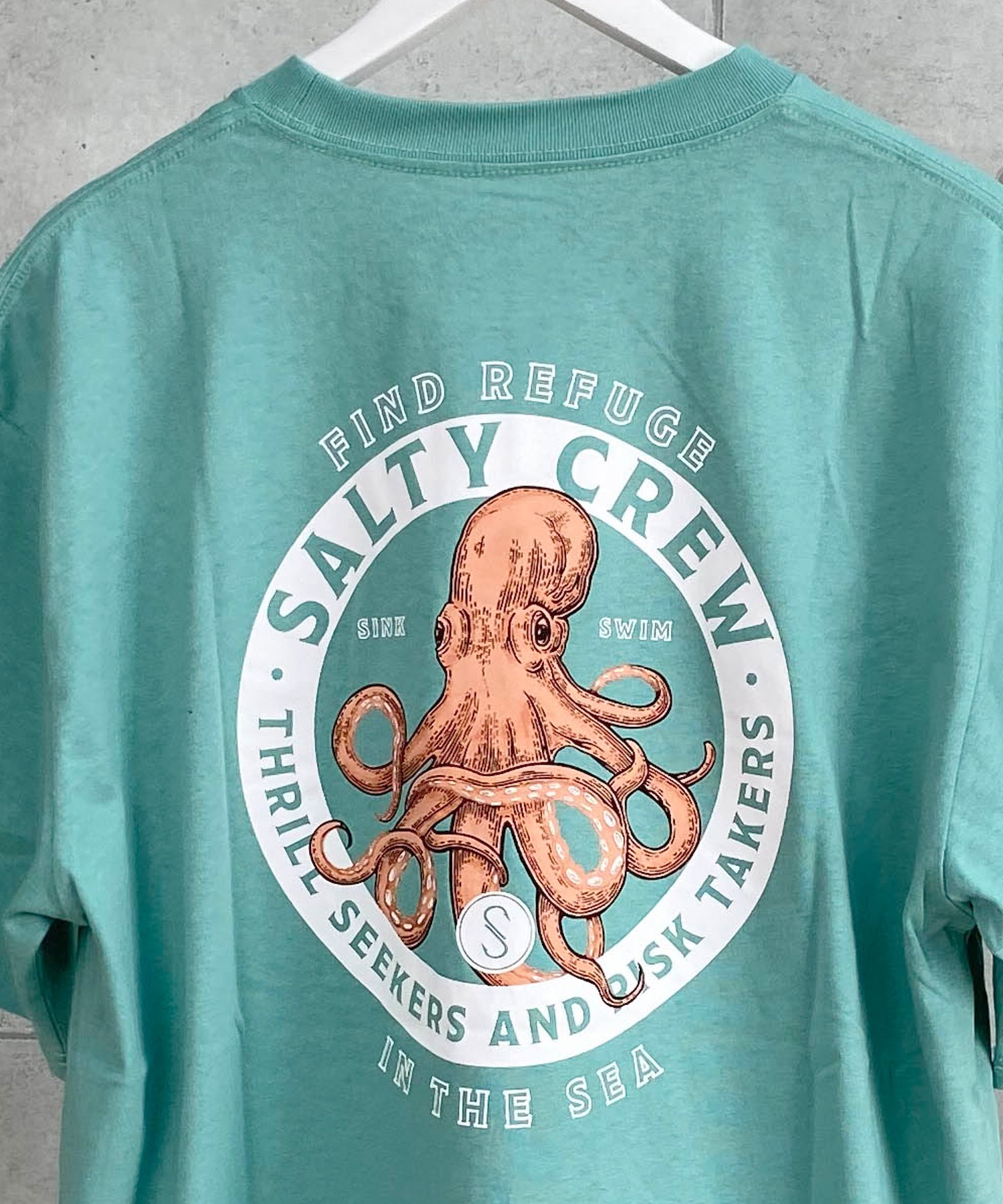 SALTY CREW ソルティークルー メンズ Tシャツ 半袖 バックプリント オーバーサイズ JAPAN LTD 54-233(CHA-M)