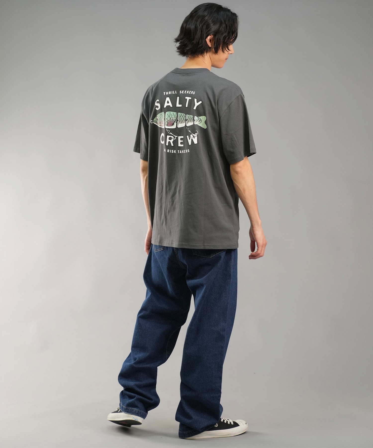SALTY CREW SET UP ソルティークルー上下 サービス品付 Mサイズ SALTY CREW ソルティークルー 半袖 Tシャツ メンズ 水陸両用 ラッシュ