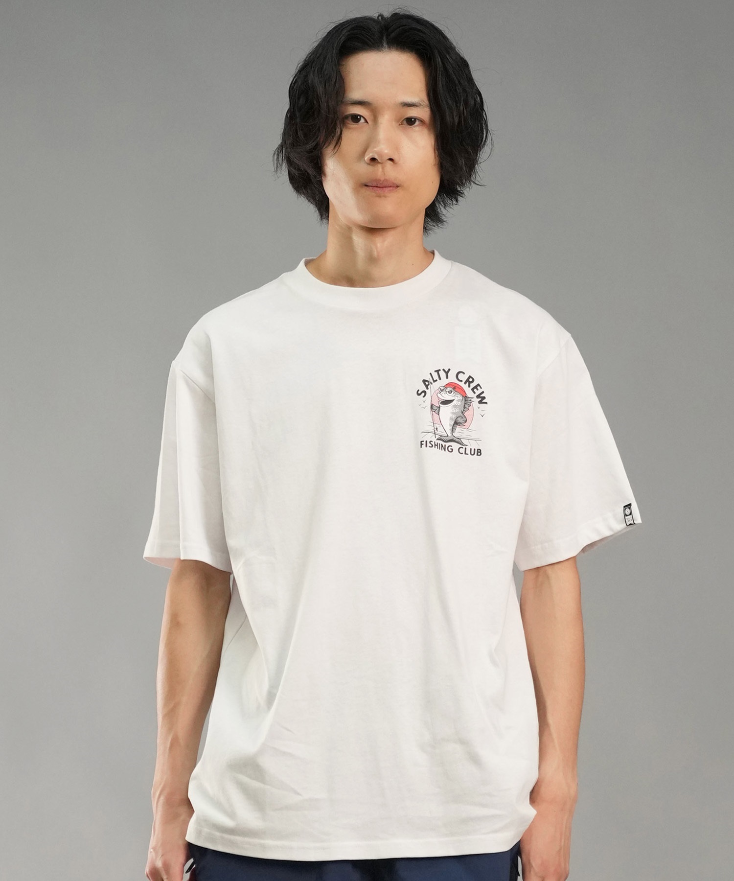 SALTY CREW ソルティークルー メンズ Tシャツ 半袖 バックプリント オーバーサイズ JAPAN LTD 54-235(GRN-M)