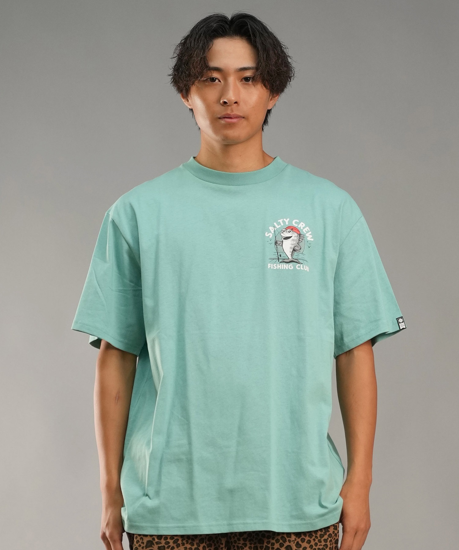 SALTY CREW ソルティークルー メンズ Tシャツ 半袖 バックプリント オーバーサイズ JAPAN LTD 54-235(CHA-M)