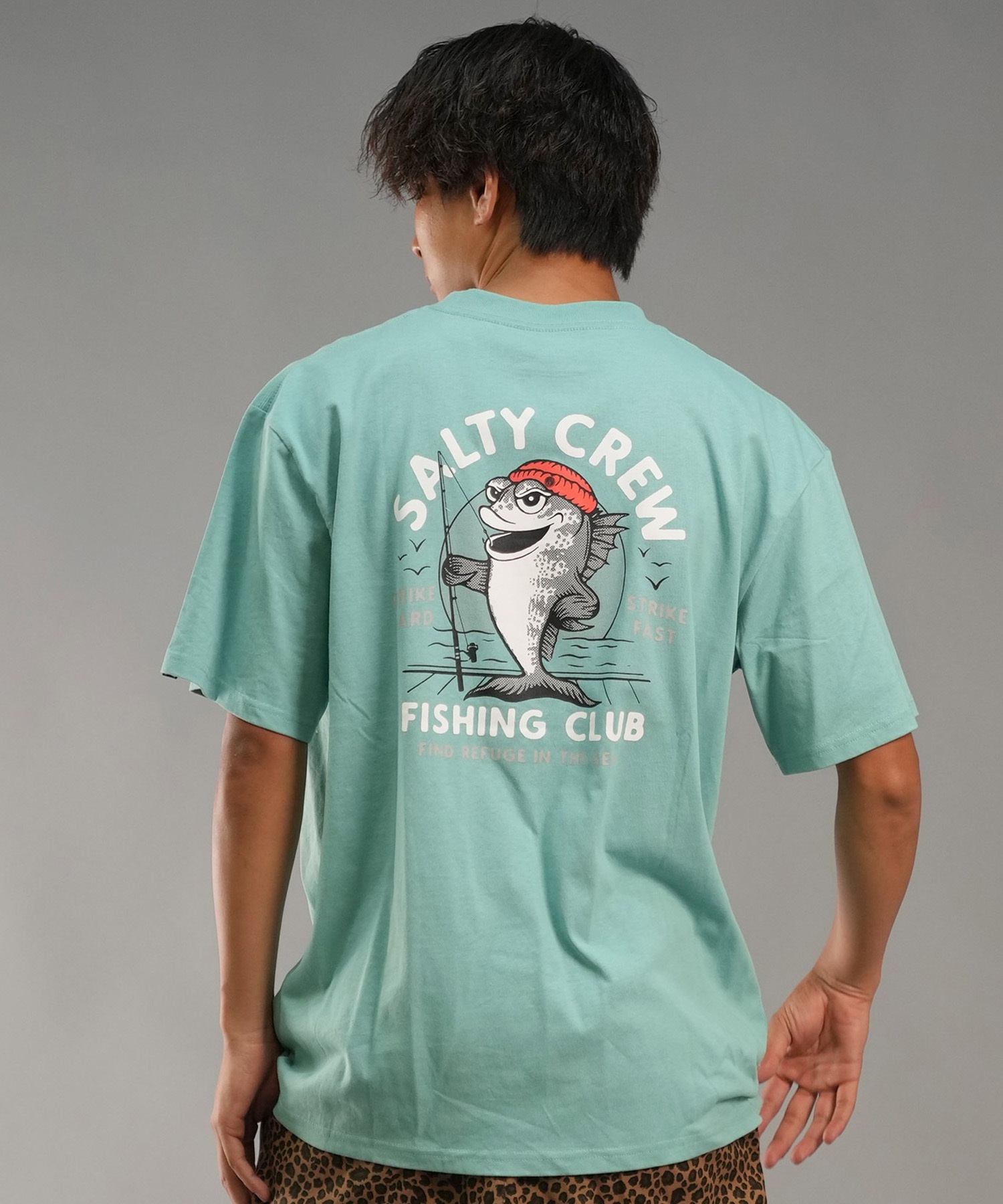 SALTY CREW ソルティークルー メンズ Tシャツ 半袖 バックプリント オーバーサイズ JAPAN LTD 54-235(CHA-M)