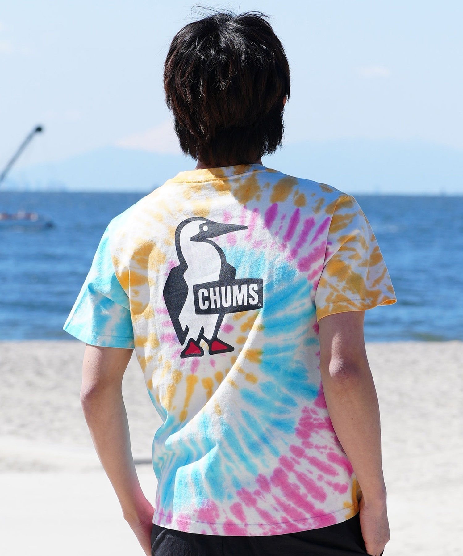 CHUMS チャムス メンズ Tシャツ 半袖 ブービーロゴ ブービーバード