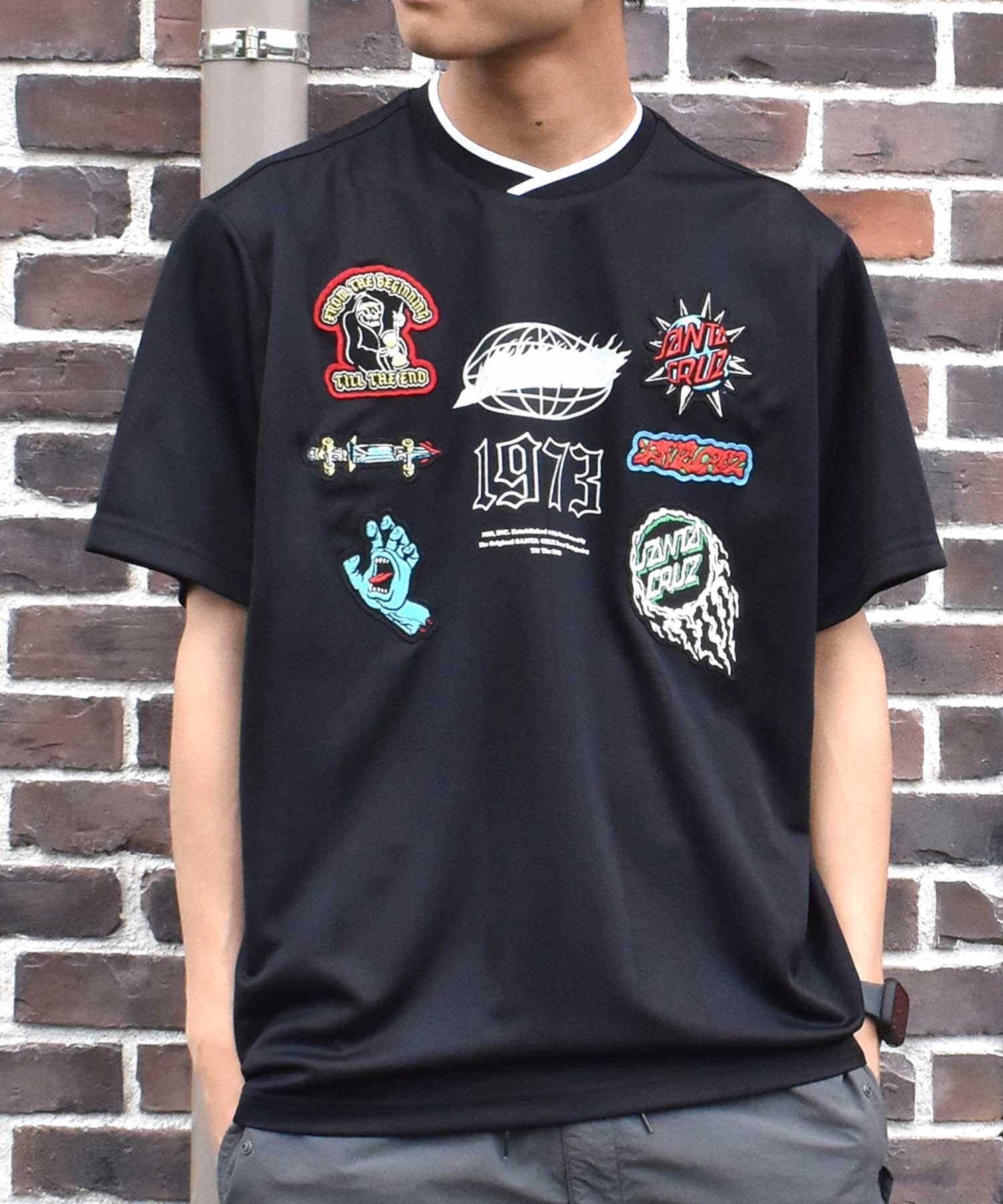 SANTA CRUZ サンタクルーズ メンズ トップス カットソー 半袖 Tシャツ 502242401(BLACK-M)