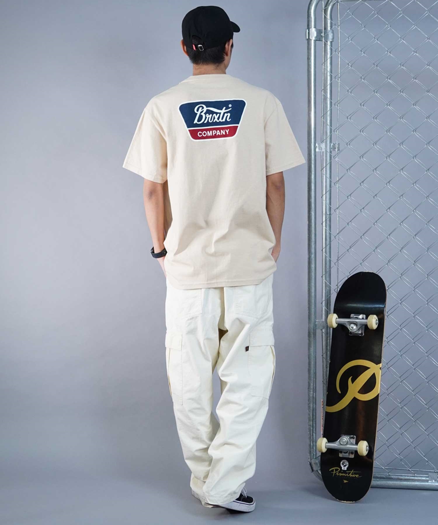 ★ブリクストン BRIXTON Rowdy Tailored  Tシャツ 関税込★ BRIXTON tシャツ BRIXTON/ブリクストン オーバーサイズ バック