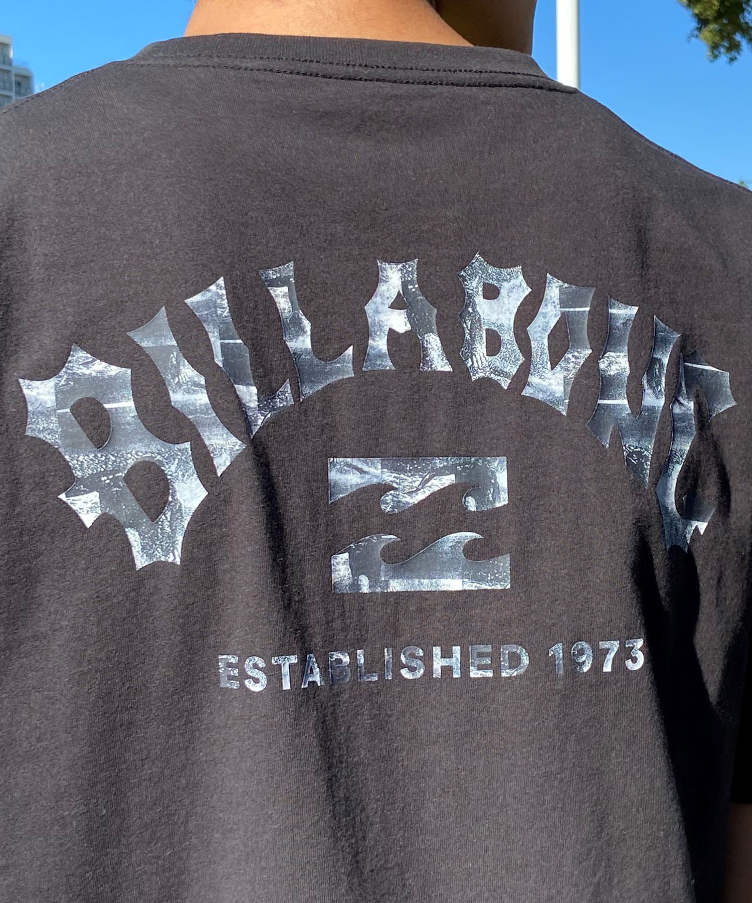BILLABONG ビラボン LOGO BE011-202 メンズ 半袖 Tシャツ(BLK-S)