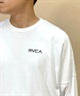 【クーポン対象】RVCA/ルーカ メンズ スクエアロゴT オーバーサイズ クルーネック長袖Tシャツ BD042-065(KHA-S)