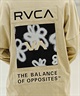 RVCA/ルーカ メンズ スクエアロゴT オーバーサイズ クルーネック長袖Tシャツ BD042-065(KHA-S)