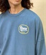 【クーポン対象】RVCA/ルーカ 長袖 Tシャツ ロンT クルーネック バックプリント ロゴ BD042-066(BLK-S)