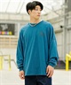 RVCA/ルーカ メンズ オーバーサイズロンT バックロゴ クルーネック長袖Tee BD042-226(BRK0-S)