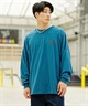 RVCA/ルーカ メンズ オーバーサイズロンT バックロゴ クルーネック長袖Tee BD042-226(PTK-S)