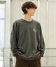 RVCA/ルーカ メンズ オーバーサイズロンT バックロゴ クルーネック長袖Tee BD042-226(BRK0-S)