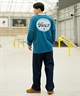 RVCA/ルーカ メンズ オーバーサイズロンT バックロゴ クルーネック長袖Tee BD042-226(BRK0-S)