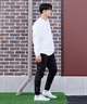 RVCA/ルーカ メンズ オーバーサイズロンT バックロゴ クルーネック長袖Tee BD042-226(BRK0-S)