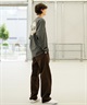 RVCA/ルーカ メンズ オーバーサイズロンT バックロゴ クルーネック長袖Tee BD042-226(BRK0-S)