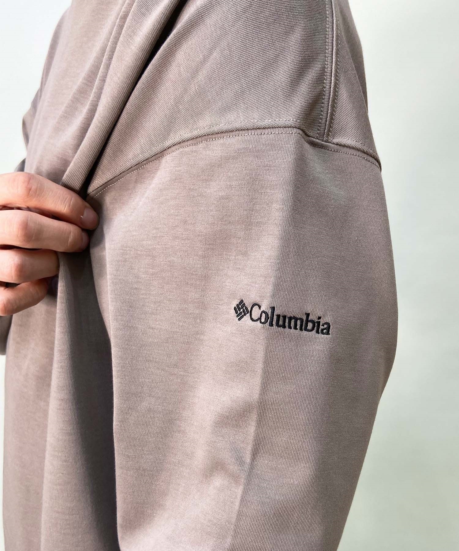 【ムラサキスポーツ別注】columbia/コロンビア サンライズエッジグラフィックロングスリーブティ ルーズシルエット バックプリント PM4853(125-S)