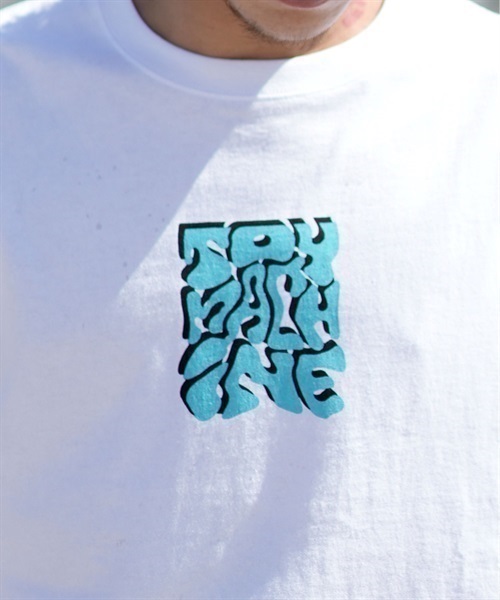 【ムラサキスポーツ限定】TOY MACHINE/トイマシーン 長袖 Tシャツ ロンT ビッグシルエット バックプリント MTMFDLT3(WHITE-M)