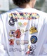 【ムラサキスポーツ限定】TOY MACHINE/トイマシーン 長袖 Tシャツ ロンT ビッグシルエット バックプリント MTMFDLT3(WHITE-M)