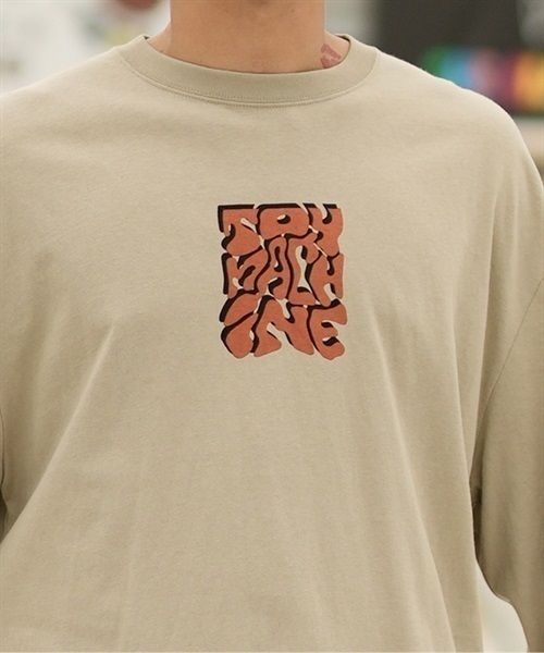 【ムラサキスポーツ限定】TOY MACHINE/トイマシーン 長袖 Tシャツ ロンT ビッグシルエット バックプリント MTMFDLT3(WHITE-M)