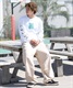【ムラサキスポーツ限定】TOY MACHINE/トイマシーン 長袖 Tシャツ ロンT ビッグシルエット バックプリント MTMFDLT3(WHITE-M)