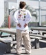【ムラサキスポーツ限定】TOY MACHINE/トイマシーン 長袖 Tシャツ ロンT ビッグシルエット バックプリント MTMFDLT3(WHITE-M)