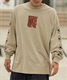 【ムラサキスポーツ限定】TOY MACHINE/トイマシーン 長袖 Tシャツ ロンT ビッグシルエット バックプリント MTMFDLT3(WHITE-M)