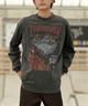 THRASHER/スラッシャー ロンT/長袖 フロントカスレプリント ビックシルエット ヴィンテージライク ピグメント染LSTシャツ 23MS-PLS2 ムラサキスポーツ別注(MAR22-M)