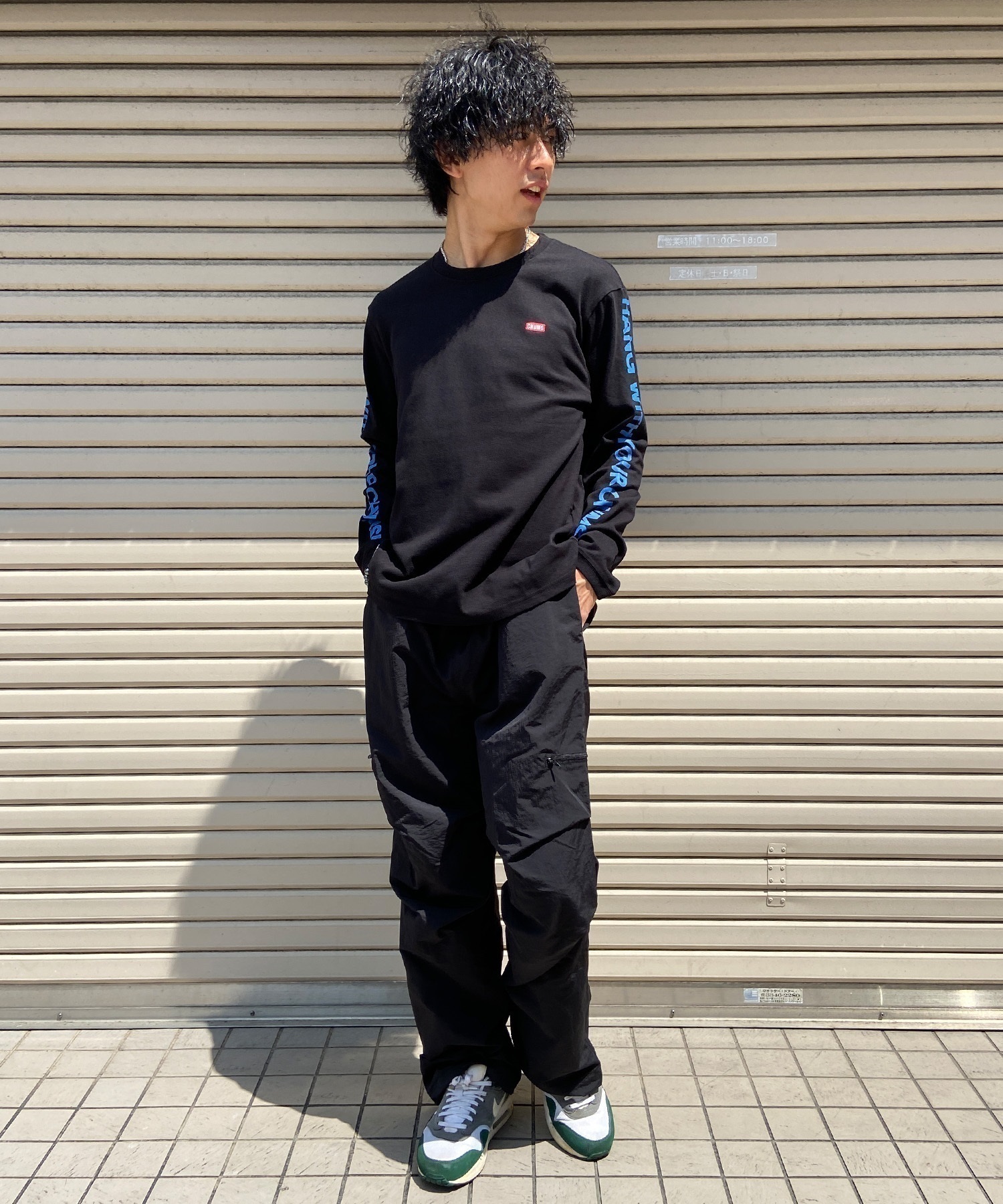 CHUMS/チャムス ロンＴ 刺繍ロゴ スリーブプリント ヘビーウェイト CH01-2305 14