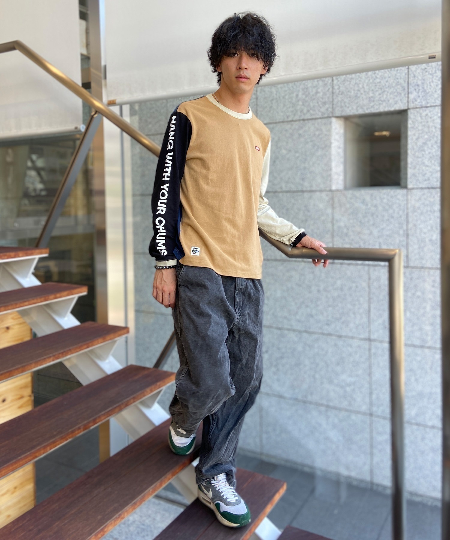 CHUMS/チャムス ロンＴ 刺繍ロゴ スリーブプリント ヘビーウェイト CH01-2305 16
