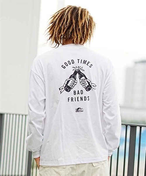 【ムラサキスポーツ別注】LURKING CLASS/ラーキングクラス ロンT GOOD TIME LS TEE ST23FTM02(WHITE-M)