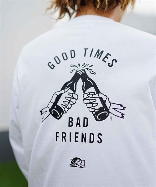 【ムラサキスポーツ別注】LURKING CLASS/ラーキングクラス ロンT GOOD TIME LS TEE ST23FTM02(WHITE-M)