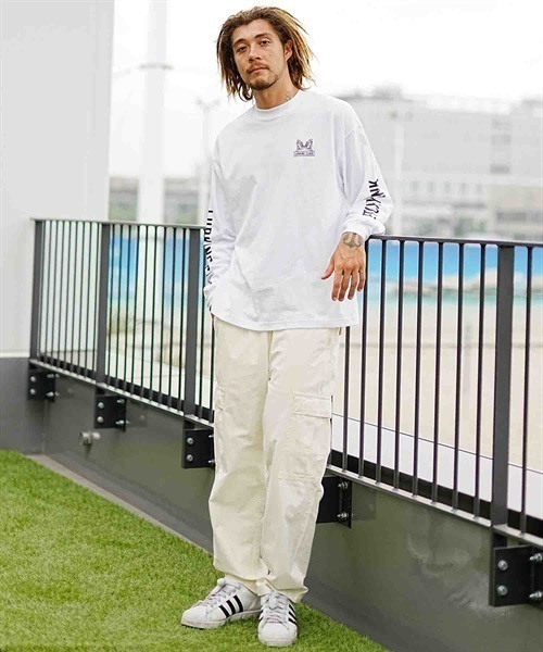 【ムラサキスポーツ別注】LURKING CLASS/ラーキングクラス ロンT GOOD TIME LS TEE ST23FTM02(WHITE-M)