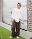 【ムラサキスポーツ別注】LURKING CLASS/ラーキングクラス ロンT DIE HIGH L/S TEE ST23FTM03(WHITE-M)