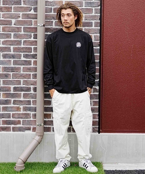 【ムラサキスポーツ別注】LURKING CLASS/ラーキングクラス ロンT DIE HIGH L/S TEE ST23FTM03(WHITE-M)