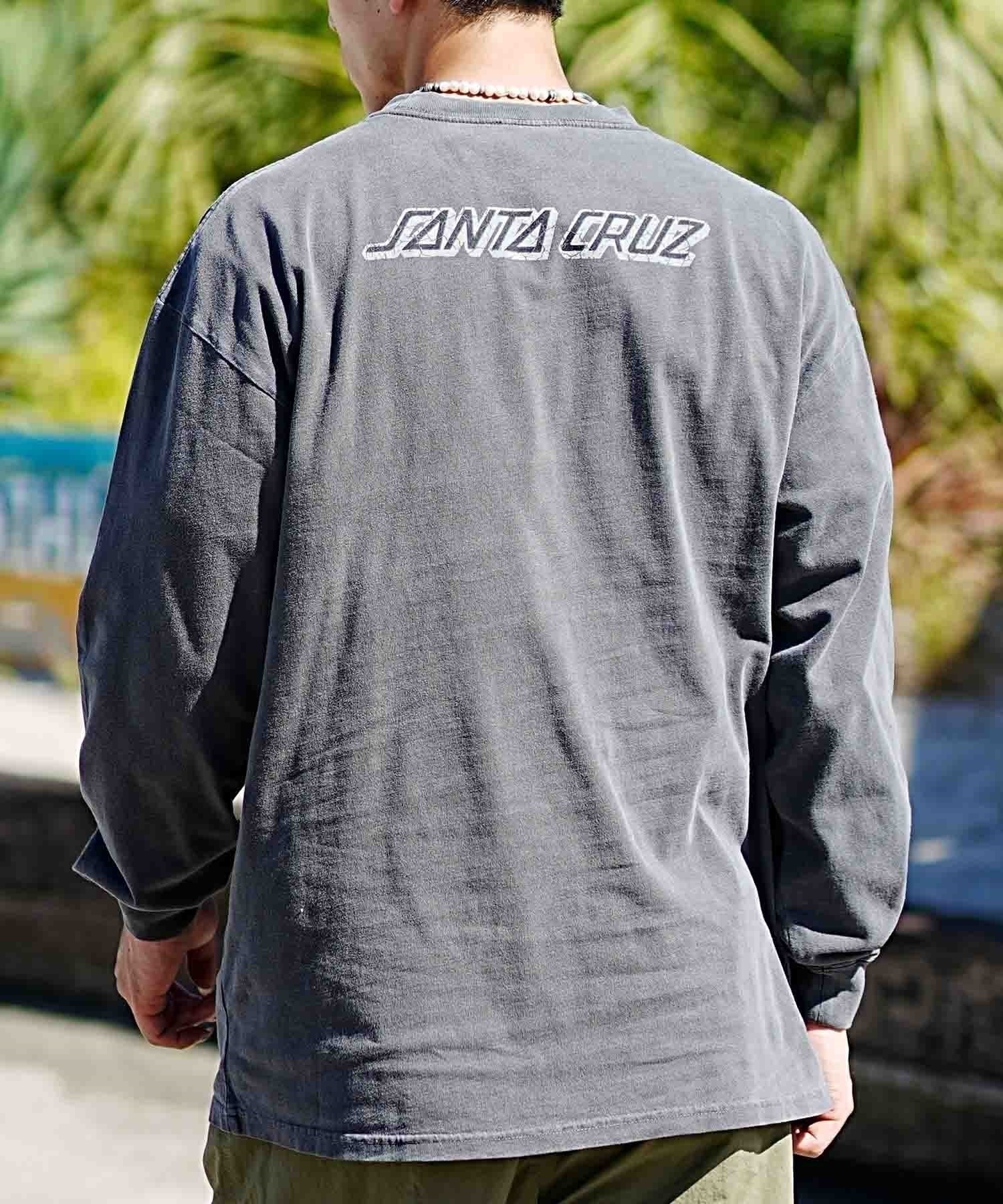 【ムラサキスポーツ限定】SANTACRUZ/サンタクルーズ メンズ ロンT/長袖 オーバーサイズ ピグメント 502233404(SHARK-M)