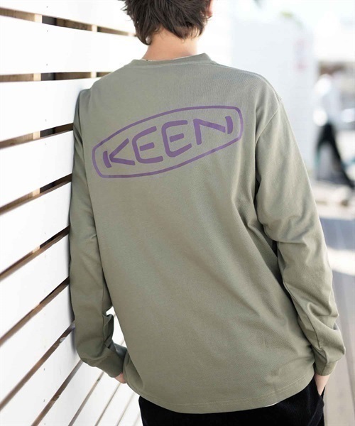 KEEN/キーン 長袖Tシャツ バックプリント 薄手 1026995/1028434