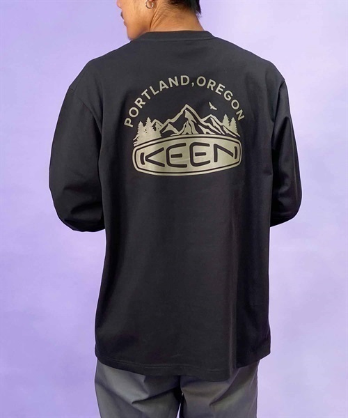 ムラサキスポーツ別注】KEEN/キーン 長袖Tシャツ バックプリント