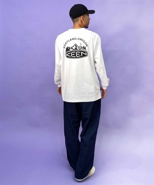 ムラサキスポーツ別注】KEEN/キーン 長袖Tシャツ バックプリント