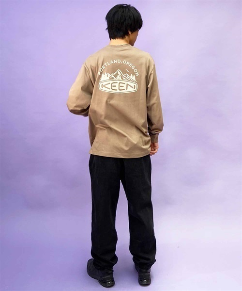 ムラサキスポーツ別注】KEEN/キーン 長袖Tシャツ バックプリント