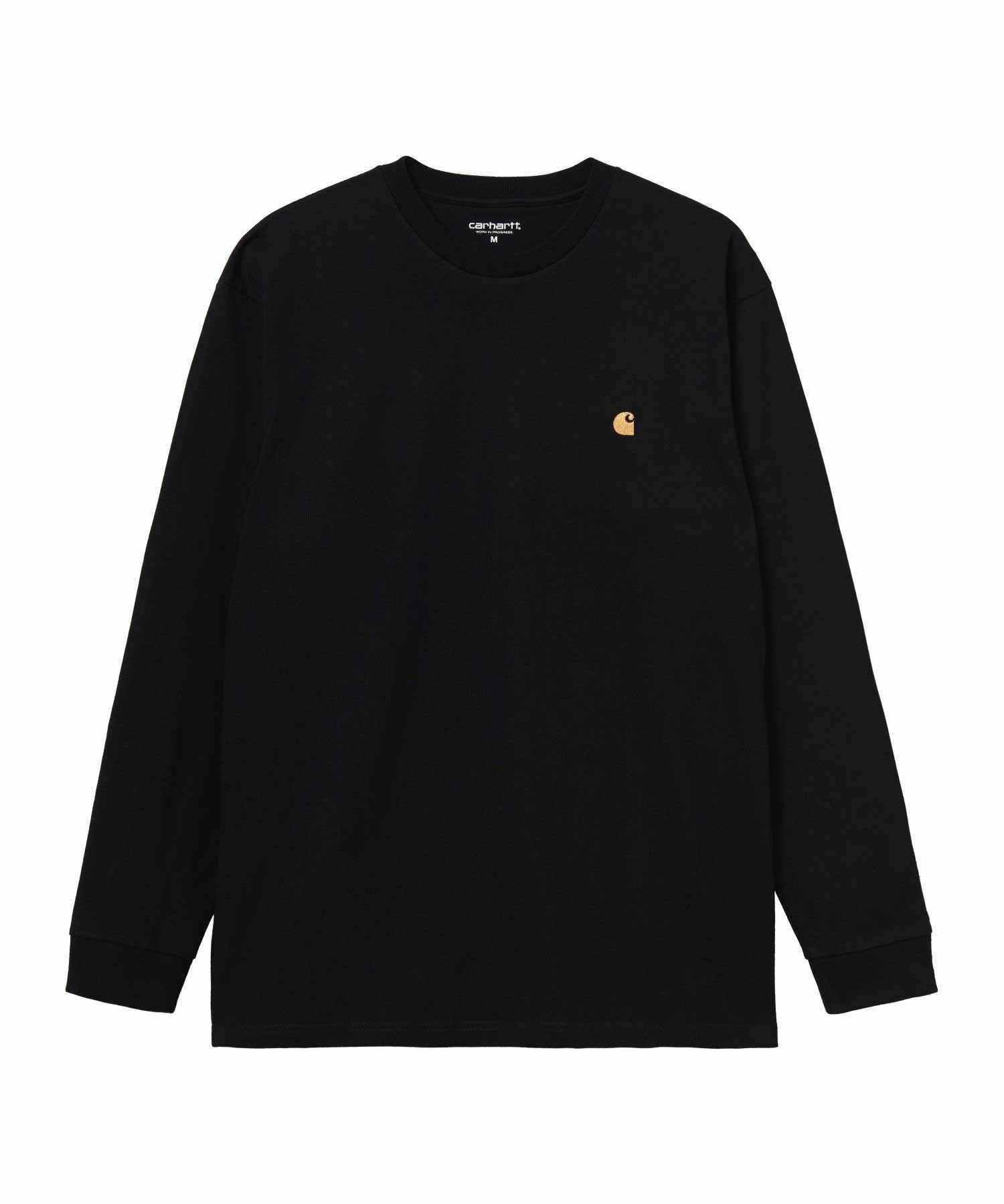 Carhartt WIP/カーハートダブリューアイピー メンズ 長袖Tシャツ ルーズシルエット I026392(BLACK-S)