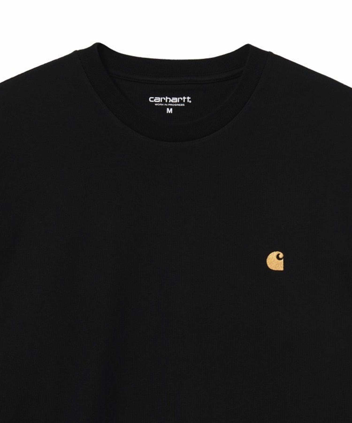 Carhartt WIP/カーハートダブリューアイピー メンズ 長袖Tシャツ ルーズシルエット I026392(BLACK-S)