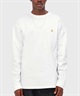 Carhartt WIP/カーハートダブリューアイピー メンズ 長袖Tシャツ ルーズシルエット I026392(WT/GD-S)