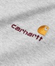 Carhartt WIP/カーハートダブリューアイピー メンズ 長袖 Tシャツ ルーズシルエット ロゴ刺繍 I029955(GREY-S)