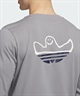 adidas skateboarding/アディダス スケートボーディング シュムーフォイル スプリット メンズ 長袖 Tシャツ II5954 421233406(GY-L)