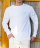 BILLABONG ビラボン BE011-051 メンズ 長袖 Tシャツ ロゴ ロンT バックプリント クルーネックロンT(WHT-M)