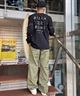 BILLABONG ビラボン BE011-051 メンズ 長袖 Tシャツ ロゴ ロンT バックプリント クルーネックロンT(HAZ-M)