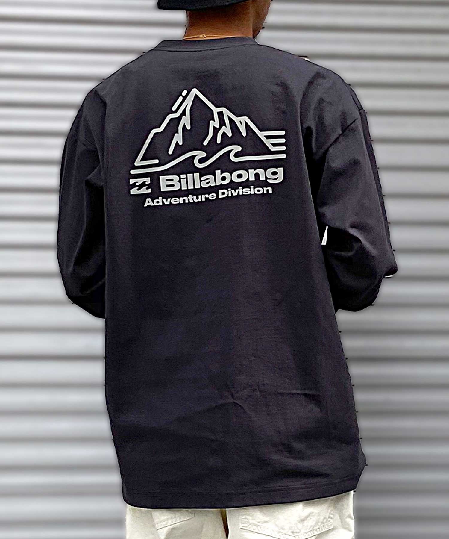 BILLABONG ビラボン BE011-053 メンズ 長袖 Tシャツ ロゴ ロンＴ バックロゴ クルーネック ロンT(OFW-M)