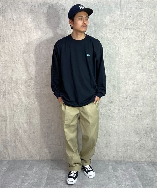 NEW ERA ニューエラ 13697255 メンズ 長袖 Tシャツ バック NEW ERA ニューエラ 13697255 メンズ 長袖 Tシャツ バック